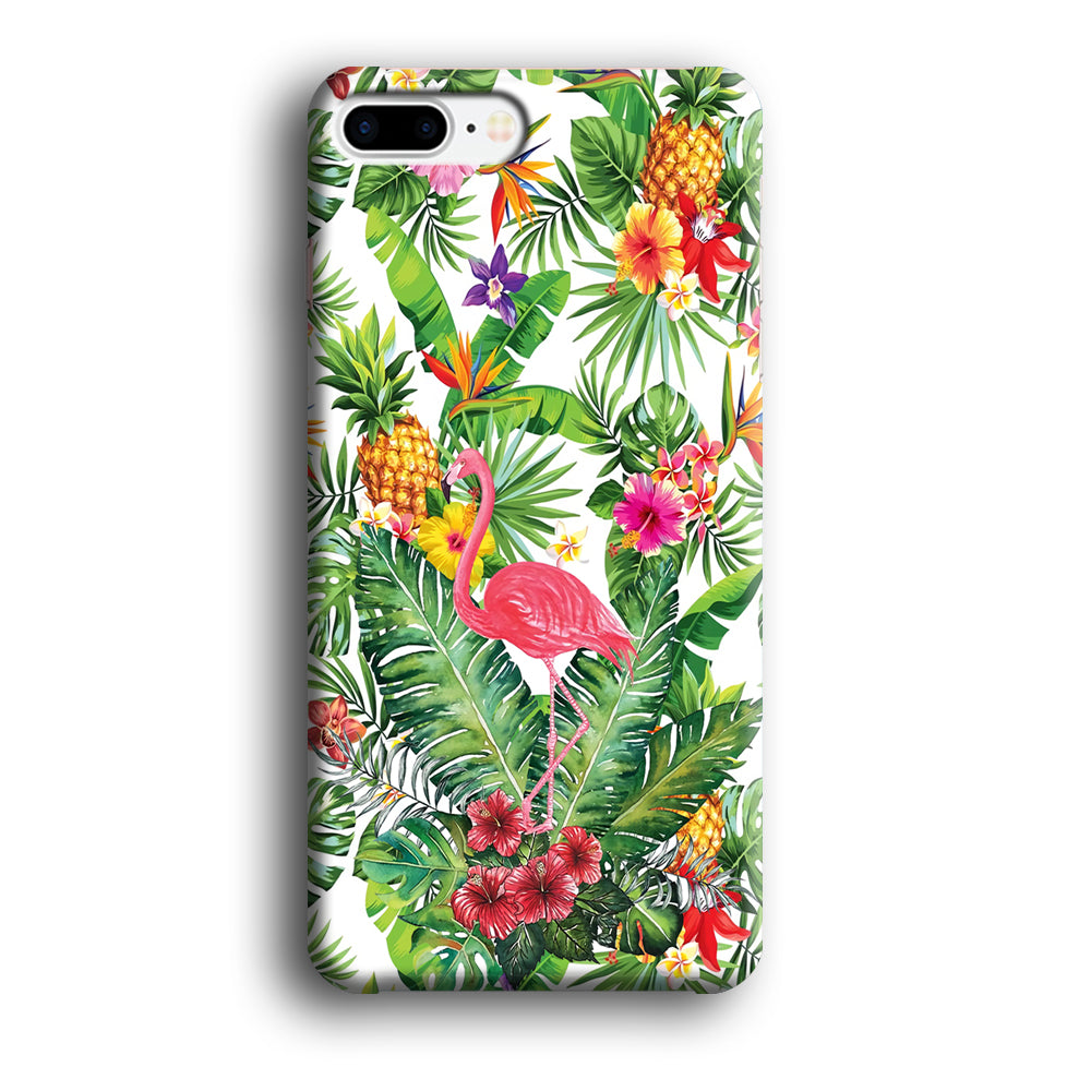 Flamingo Flower Rich iPhone 7 Plus Case