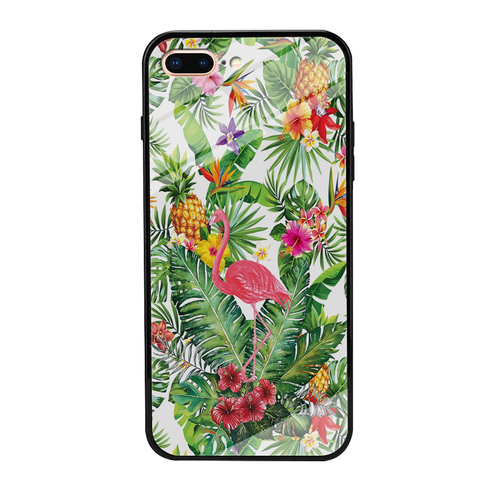 Flamingo Flower Rich iPhone 7 Plus Case