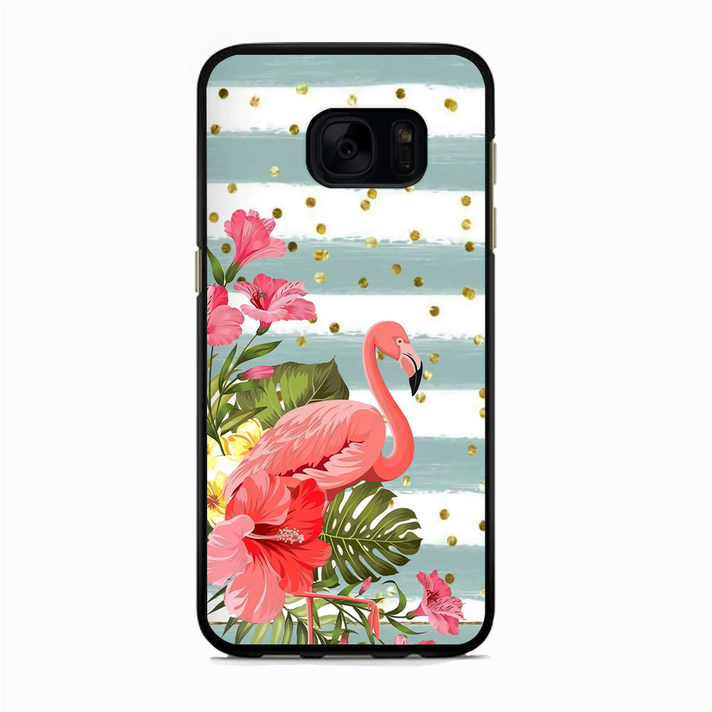Flamingo Illusion of Love Samsung Galaxy S7 Edge Case