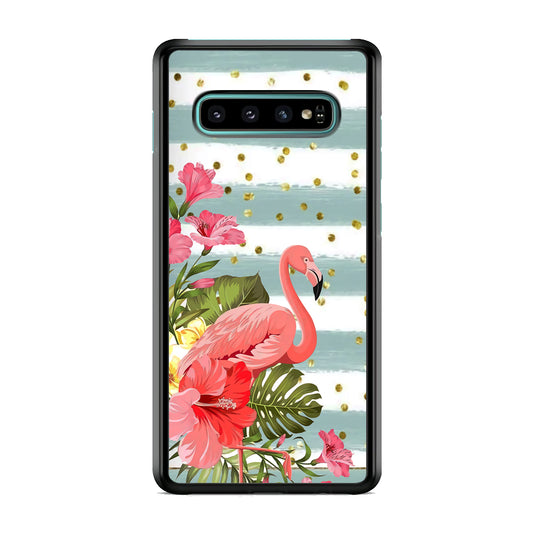 Flamingo Illusion of Love Samsung Galaxy S10 Case