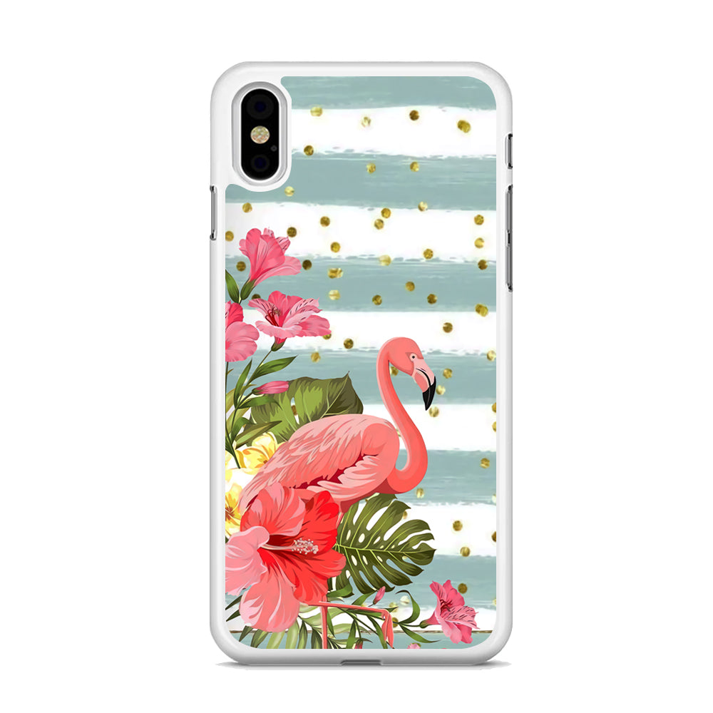 Flamingo Illusion of Love iPhone X Case