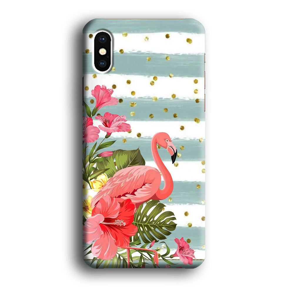 Flamingo Illusion of Love iPhone X Case