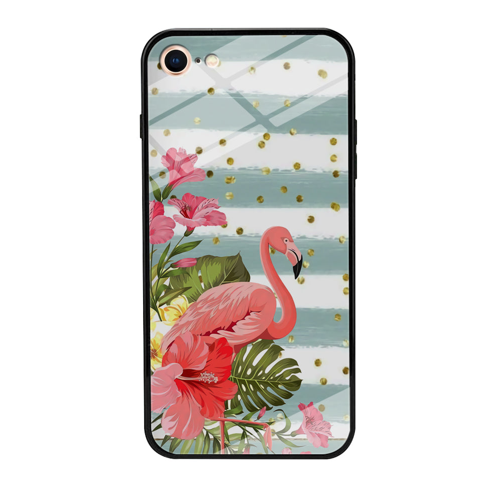 Flamingo Illusion of Love iPhone 8 Case