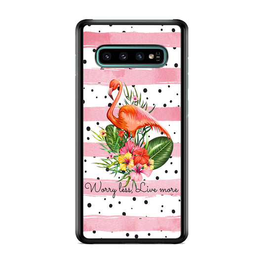 Flamingo Line of Life Samsung Galaxy S10 Case