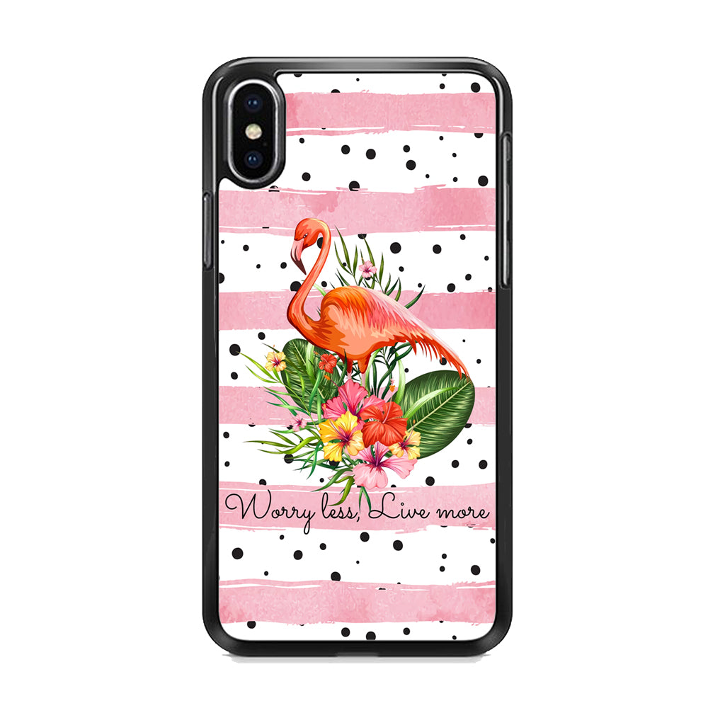 Flamingo Line of Life iPhone X Case