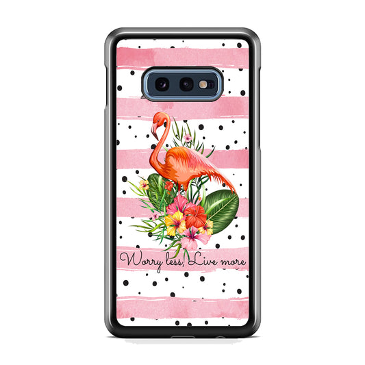 Flamingo Line of Life Samsung Galaxy S10E Case