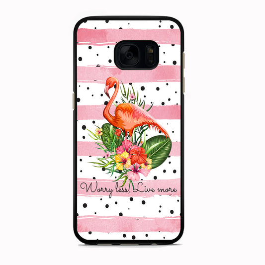 Flamingo Line of Life Samsung Galaxy S7 Edge Case