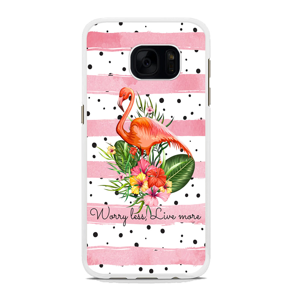 Flamingo Line of Life Samsung Galaxy S7 Edge Case