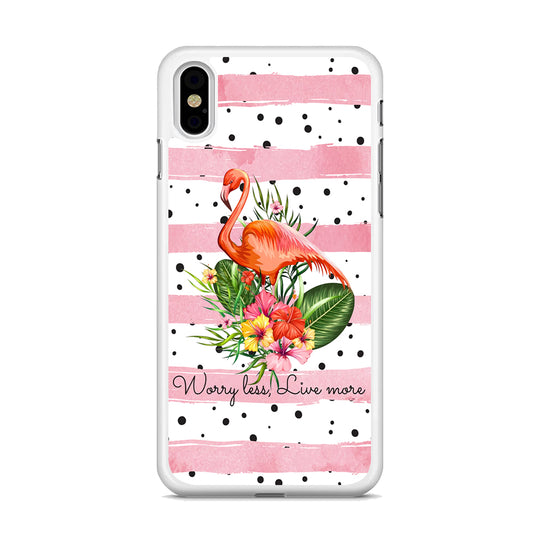 Flamingo Line of Life iPhone X Case
