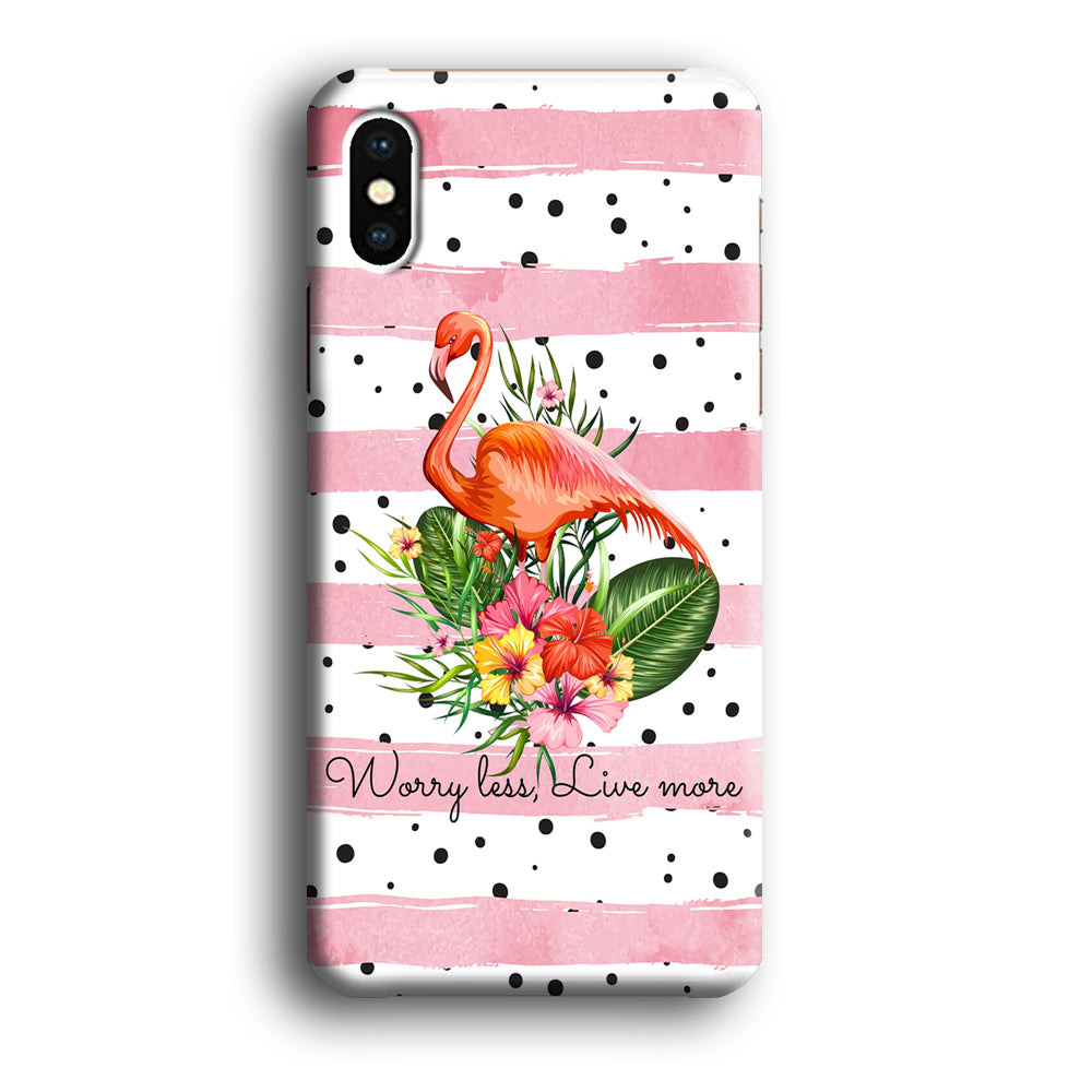 Flamingo Line of Life iPhone X Case