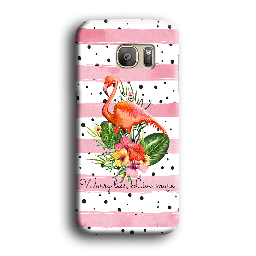Flamingo Line of Life Samsung Galaxy S7 Edge Case