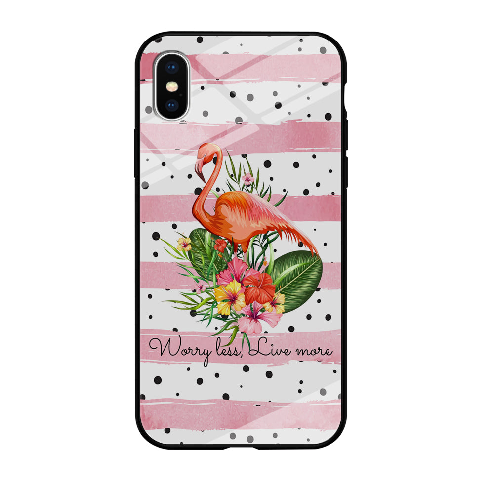 Flamingo Line of Life iPhone X Case