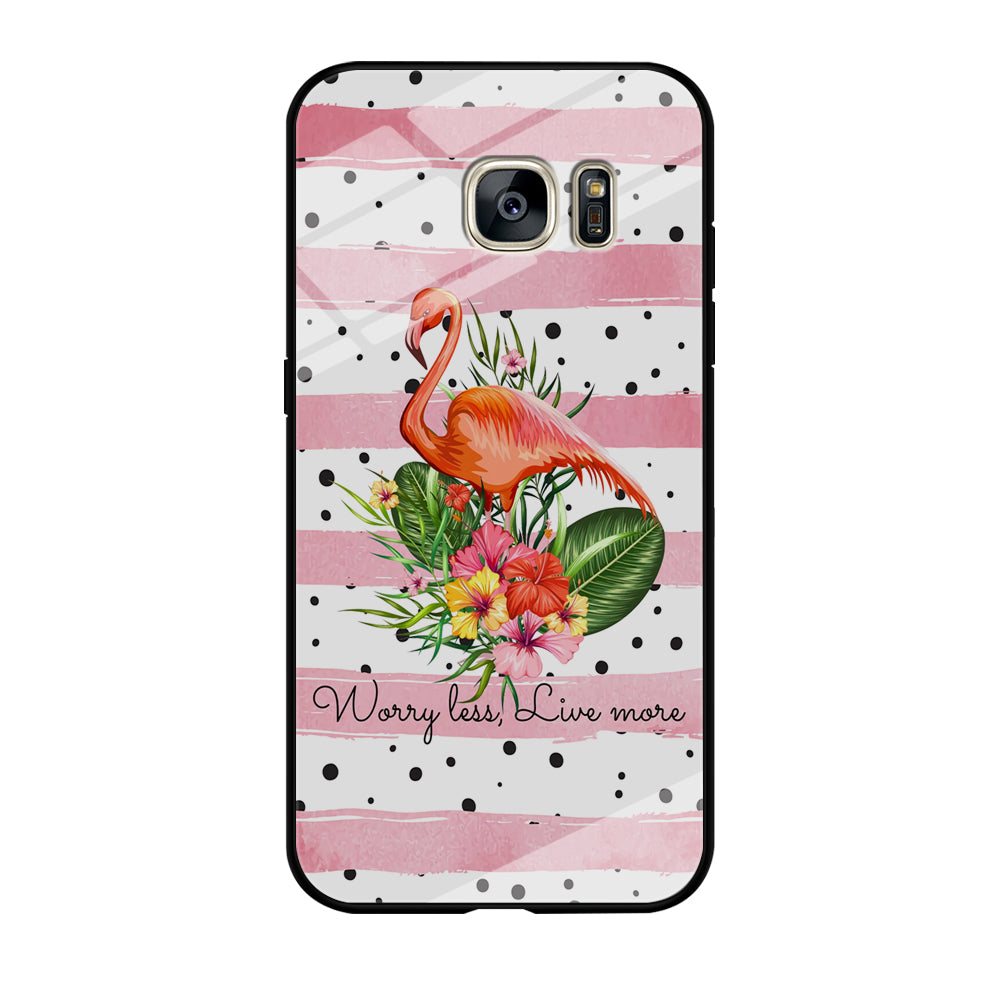 Flamingo Line of Life Samsung Galaxy S7 Edge Case