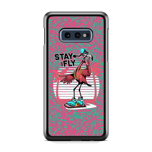 Flamingo Skate to Fly Samsung Galaxy S10E Case