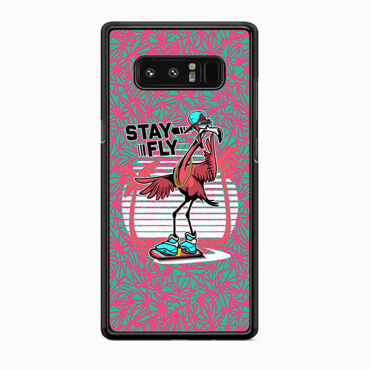 Flamingo Skate to Fly Samsung Galaxy Note 8 Case