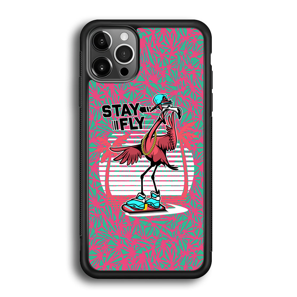 Flamingo Skate to Fly iPhone 12 Pro Max Case