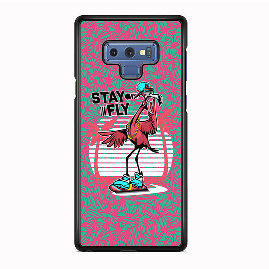 Flamingo Skate to Fly Samsung Galaxy Note 9 Case