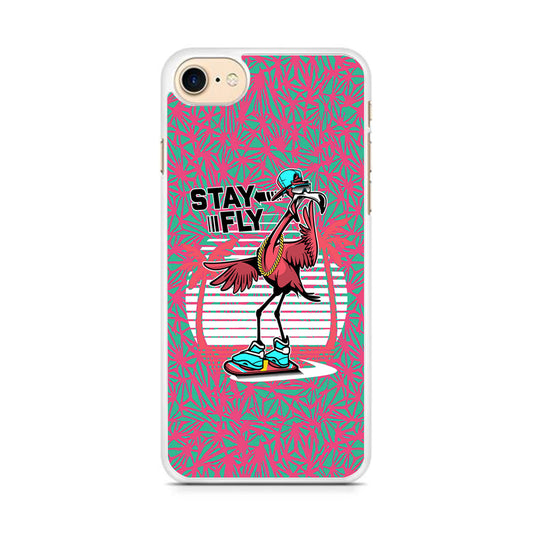 Flamingo Skate to Fly iPhone 7 Case