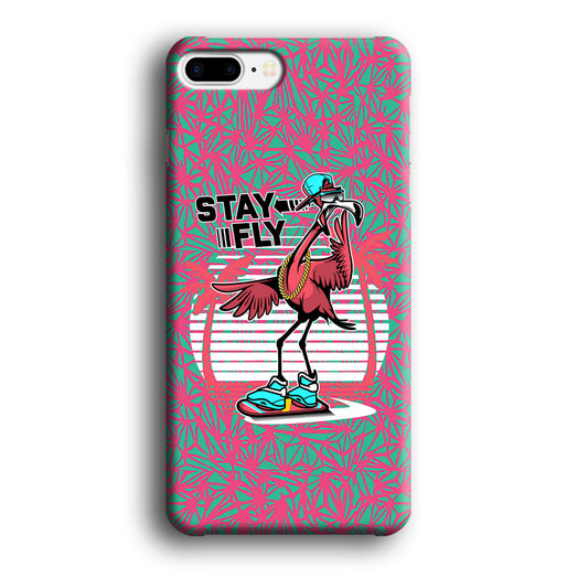 Flamingo Skate to Fly iPhone 8 Plus Case