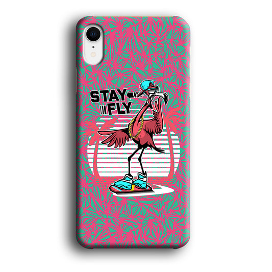 Flamingo Skate to Fly iPhone XR Case