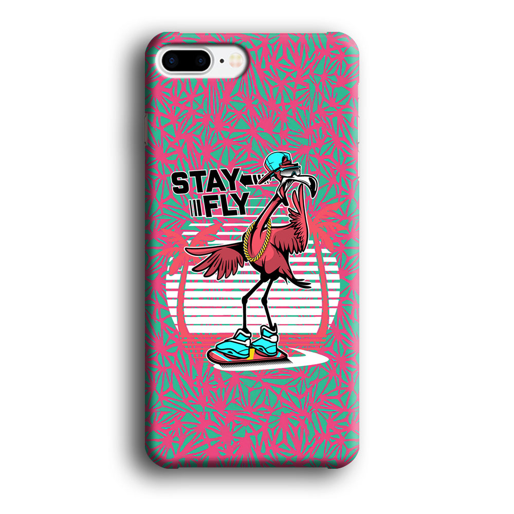 Flamingo Skate to Fly iPhone 7 Plus Case
