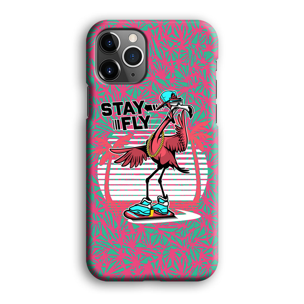 Flamingo Skate to Fly iPhone 12 Pro Case