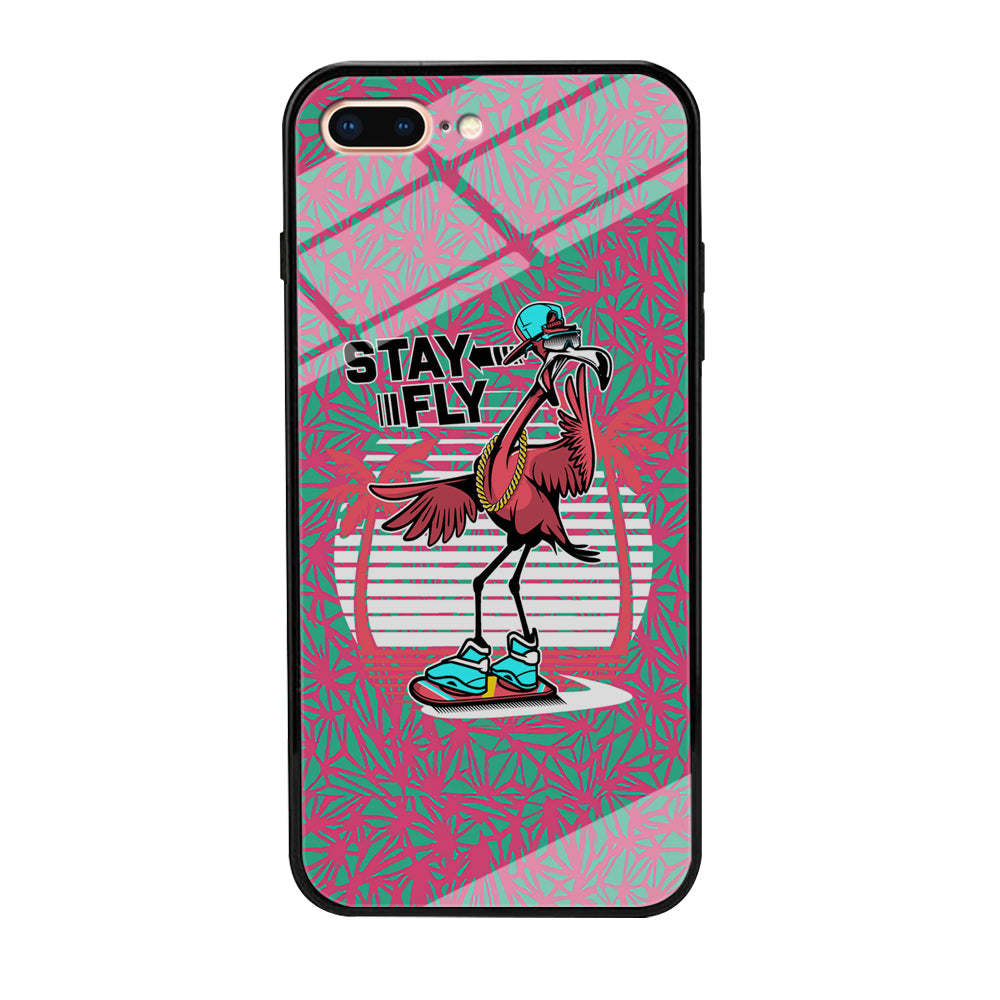 Flamingo Skate to Fly iPhone 7 Plus Case