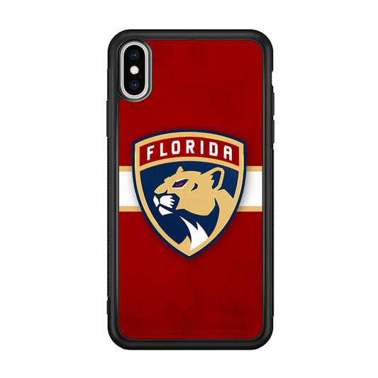 Florida Panthers Hockey Team iPhone XS Case