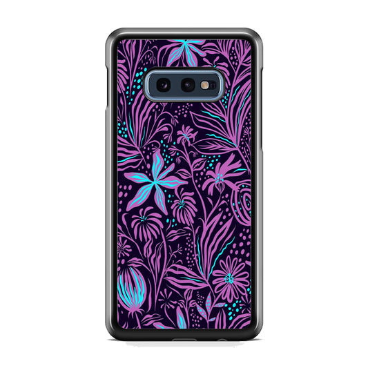 Flowers Purple Art Samsung Galaxy S10E Case