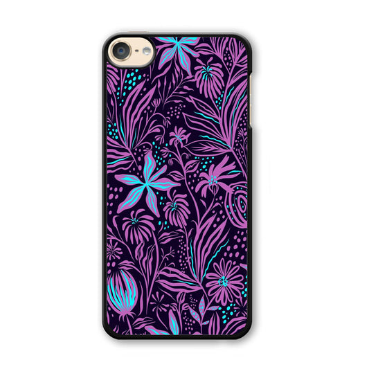 Flowers Purple Art iPod Touch 6 Case - Carneyforia