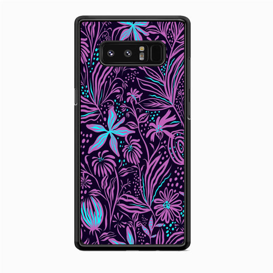 Flowers Purple Art Samsung Galaxy Note 8 Case