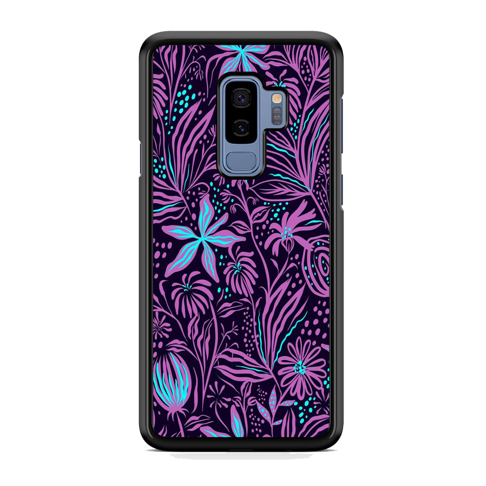 Flowers Purple Art Samsung Galaxy S9 Plus Case
