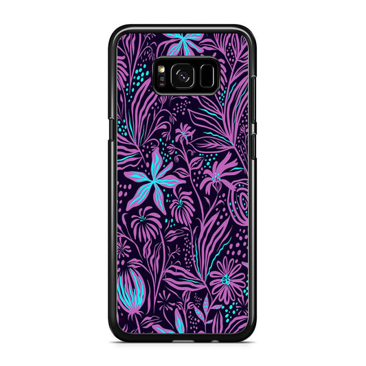 Flowers Purple Art Samsung Galaxy S8 Case