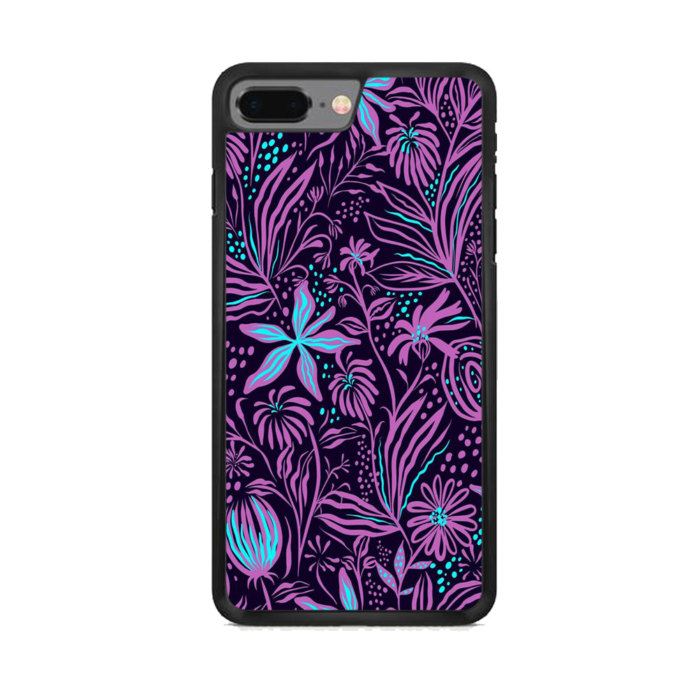 Flowers Purple Art iPhone 7 Plus Case