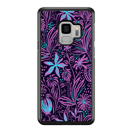 Flowers Purple Art Samsung Galaxy S9 Case