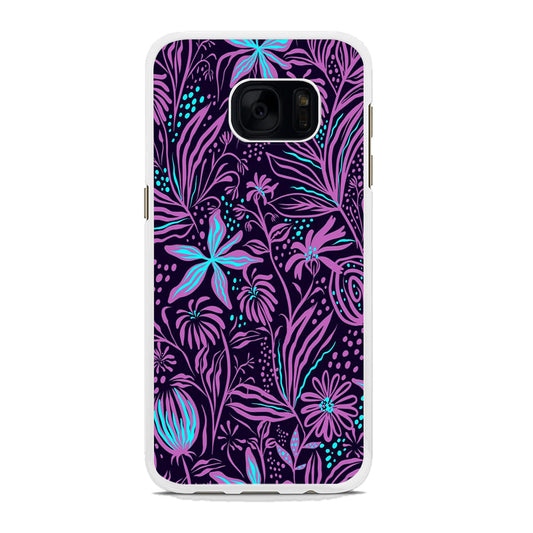 Flowers Purple Art Samsung Galaxy S7 Case