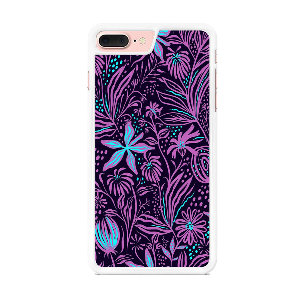 Flowers Purple Art iPhone 7 Plus Case
