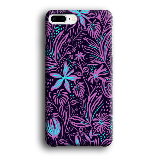 Flowers Purple Art iPhone 7 Plus Case
