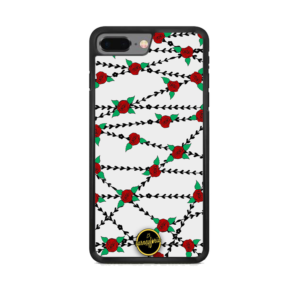 Flowers Rose Chain Plant Carneyforia iPhone 7 Plus Case