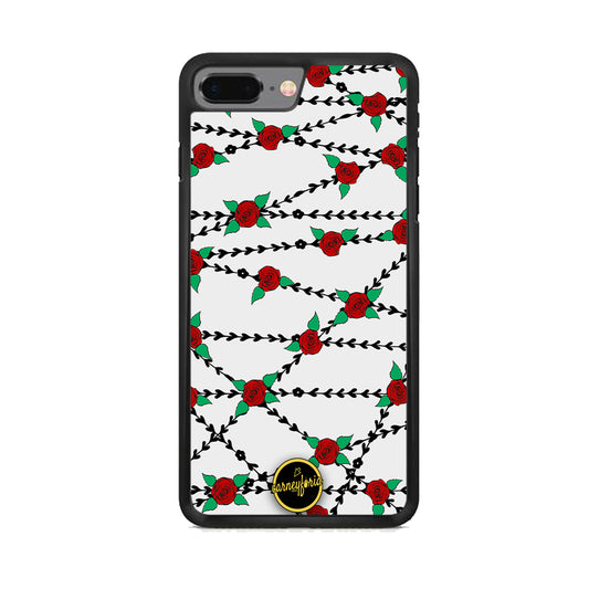 Flowers Rose Chain Plant Carneyforia iPhone 7 Plus Case