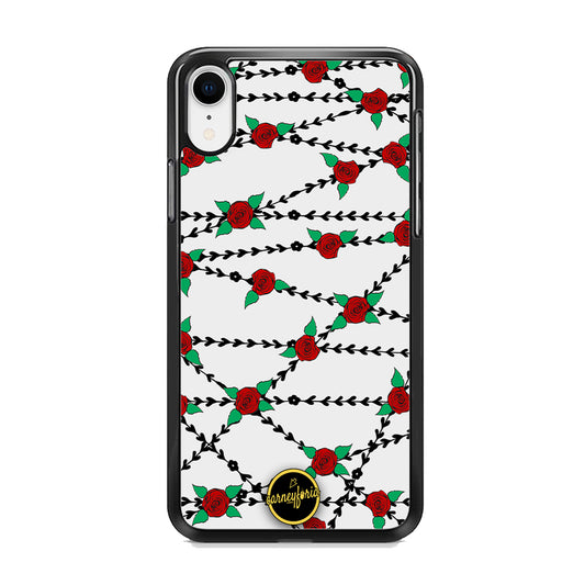 Flowers Rose Chain Plant Carneyforia iPhone XR Case