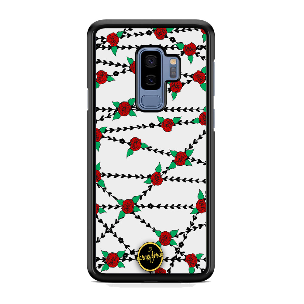 Flowers Rose Chain Plant Carneyforia Samsung Galaxy S9 Plus Case