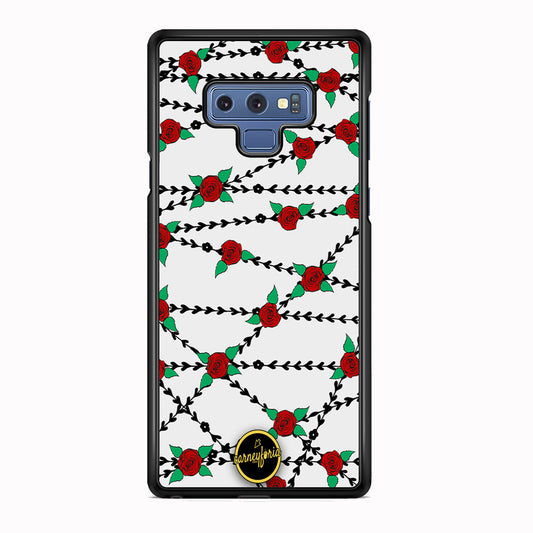 Flowers Rose Chain Plant Carneyforia Samsung Galaxy Note 9 Case