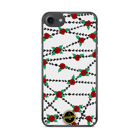 Flowers Rose Chain Plant Carneyforia iPhone 8 Case