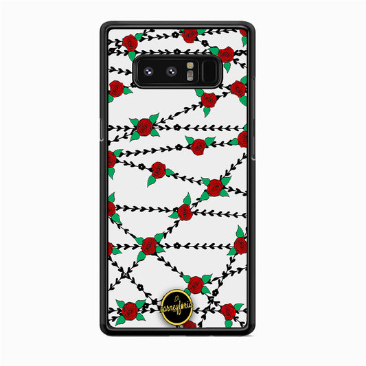 Flowers Rose Chain Plant Carneyforia Samsung Galaxy Note 8 Case