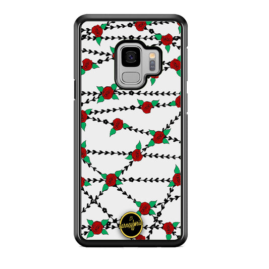 Flowers Rose Chain Plant Carneyforia Samsung Galaxy S9 Case