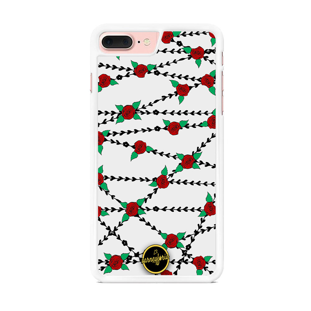 Flowers Rose Chain Plant Carneyforia iPhone 7 Plus Case
