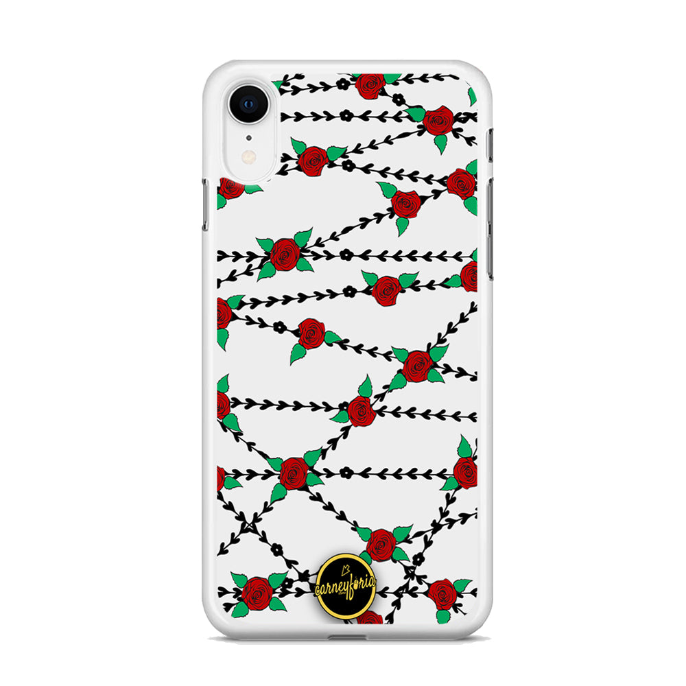 Flowers Rose Chain Plant Carneyforia iPhone XR Case
