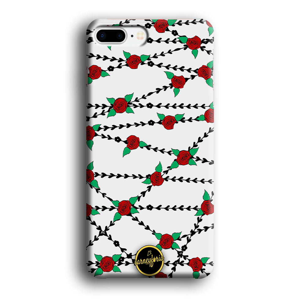 Flowers Rose Chain Plant Carneyforia iPhone 7 Plus Case