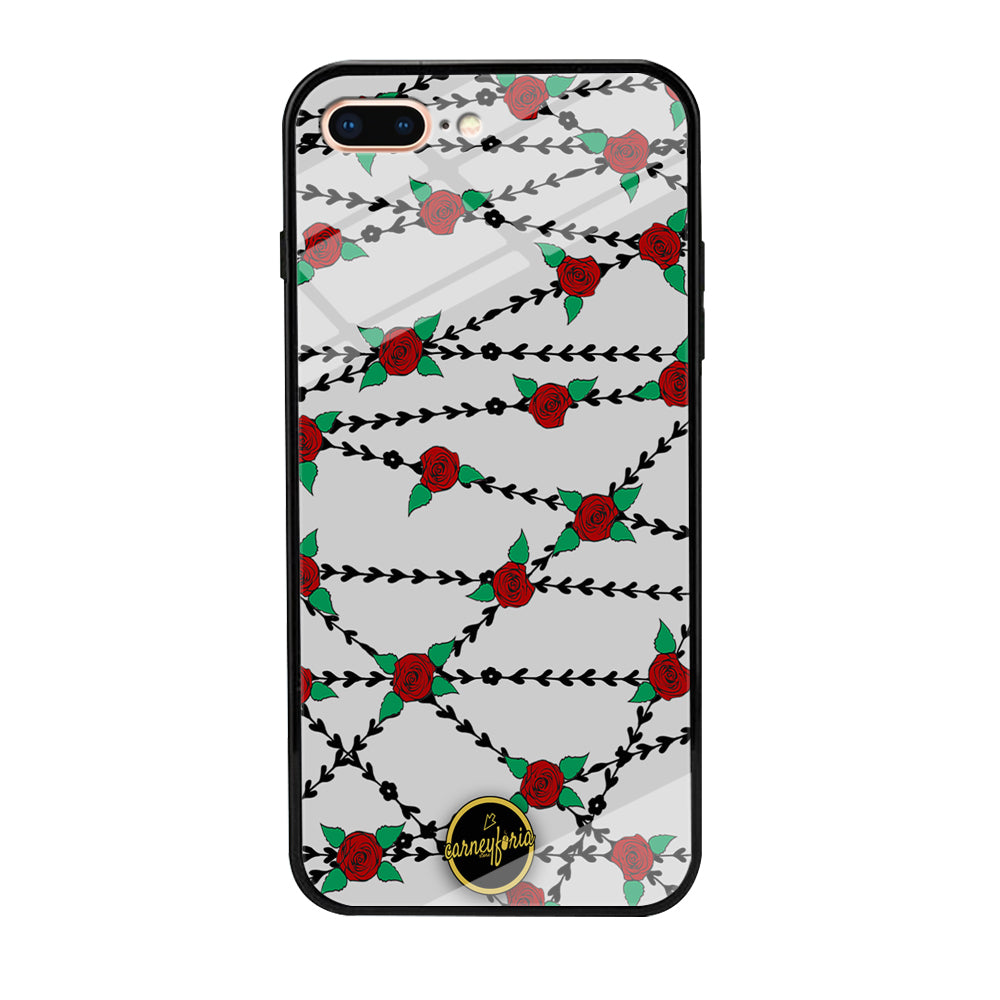 Flowers Rose Chain Plant Carneyforia iPhone 7 Plus Case
